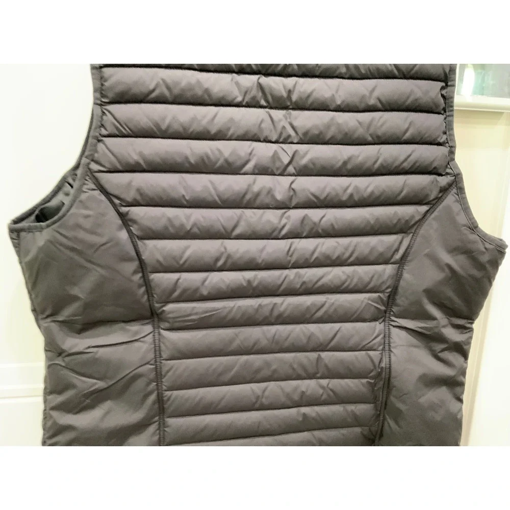 Tri Mountain Toray Puffer Vest Black Quilted Full‎ Zip Logo Mens 2XL